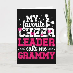 Cartão Animadora Favorita Me Chama de Vovó Cheer Grammy
