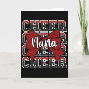 Cartão Animadora Nana Minha Cheerleader Favorita Me Chama