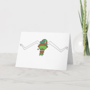 Cartão Animais Atitudinais® Touro Solitário St Paddy's