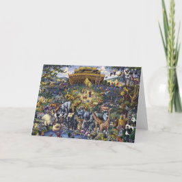 Cartão Animais de Arca Noahs