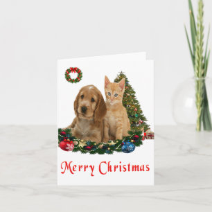 Cartão Animais de Natal