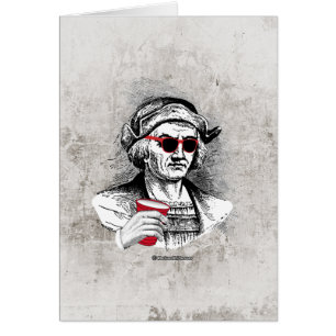 Cartão Animal de partido de Cristóvão Colombo