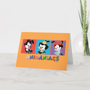Cartão Animaniacs Gráfico do painel Yakko, Dot e Wakko