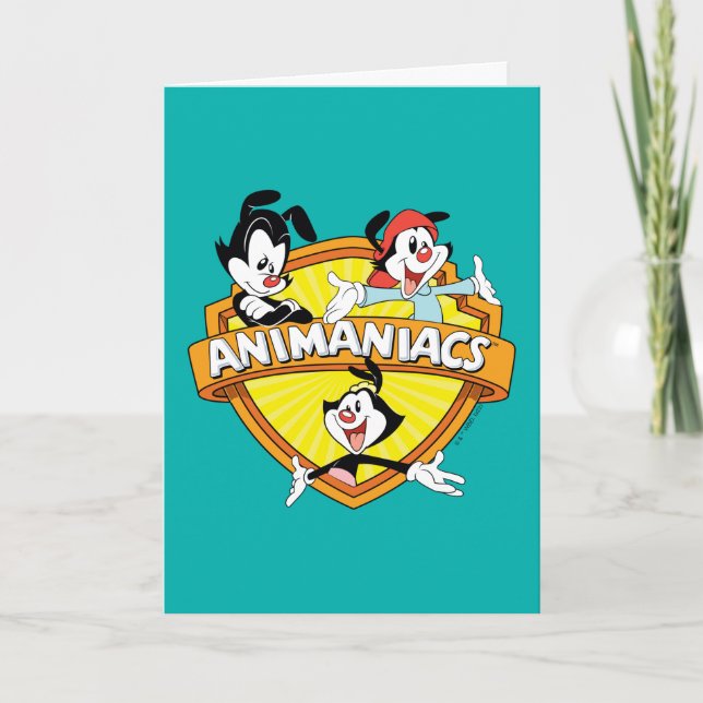 Cartão Animaniacs | Warner Brothers & Sister WB Shield (Frente)