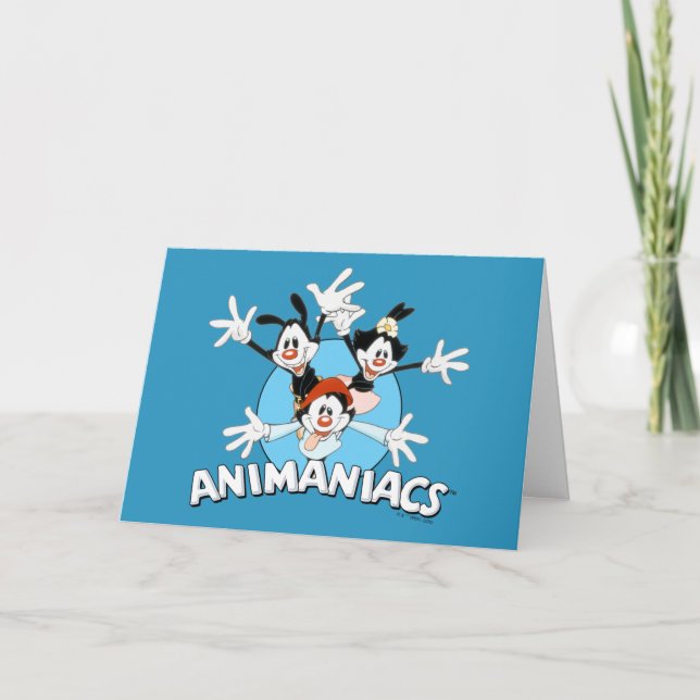 Cartão Animaniacs | Warner Siblings Wide Arms Graphic (Frente)