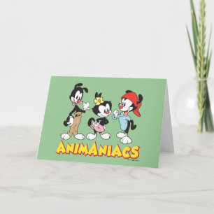 Cartão Animaniacs Yakko, Dot e Wakko Permanente