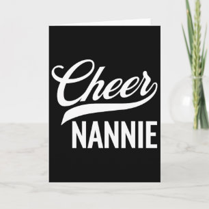 Cartão Animar Nannie Cheerleading Família Combinada