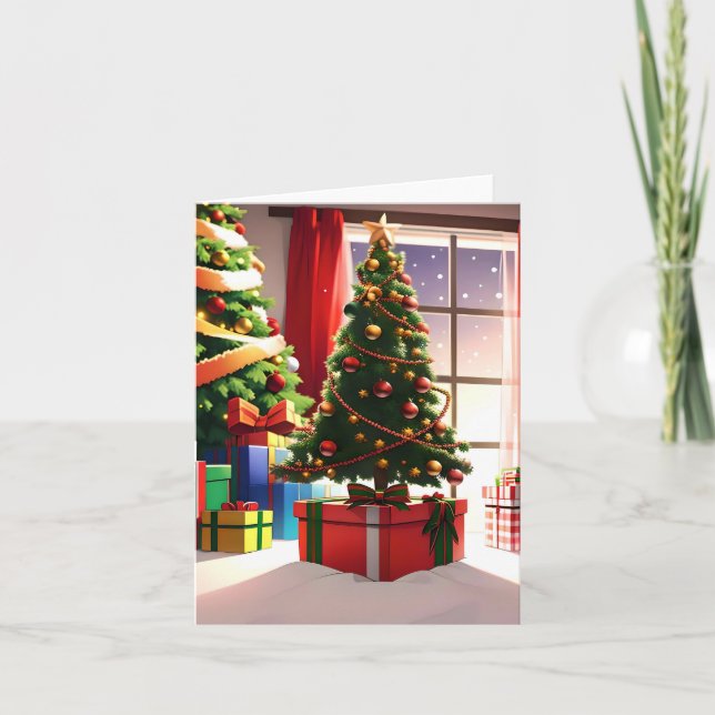 Cartão Anime de Natal G - AI (Frente)