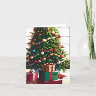 Cartão Anime de Natal K - AI