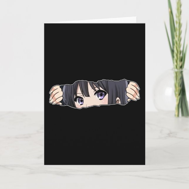 Cartão Anime Girl (Frente)