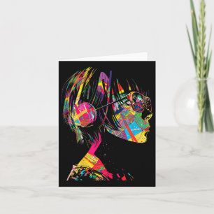 Cartão Anime Trabalho de arte Geométrico do Anime Manga M