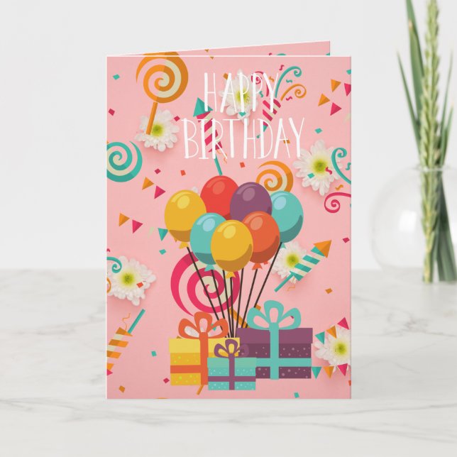 Cartão Aniversário (Frente)