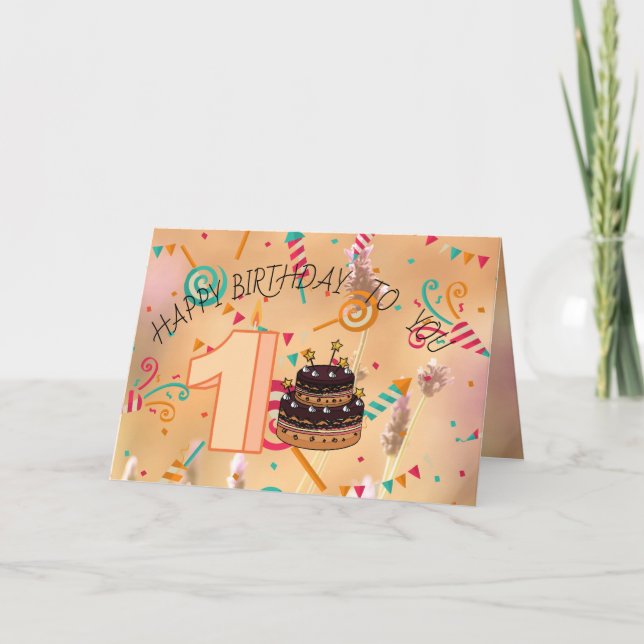 Cartão Aniversário (Frente)