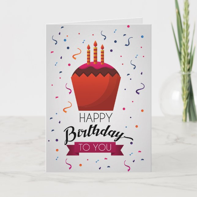 Cartão Aniversário (Frente)