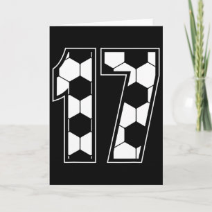 Cartão Aniversário 17 Anos Futebol