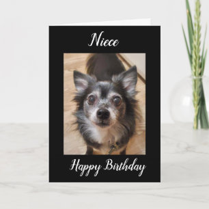 CARTÃO ANIVERSÁRIO COM AMOR **PLACA NIECE**