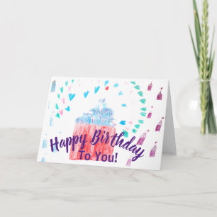 Cartão Aniversário - Cupcake Surpresa - Vazio - Matéria