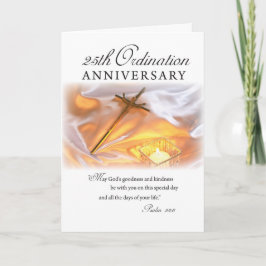 Cartão Aniversário da Coordenação de 25, Vela Cruzada