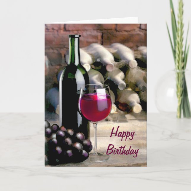 Cartão Aniversário da Hora do provando (Frente)