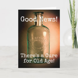 Cartão Aniversário da Idade Antiga