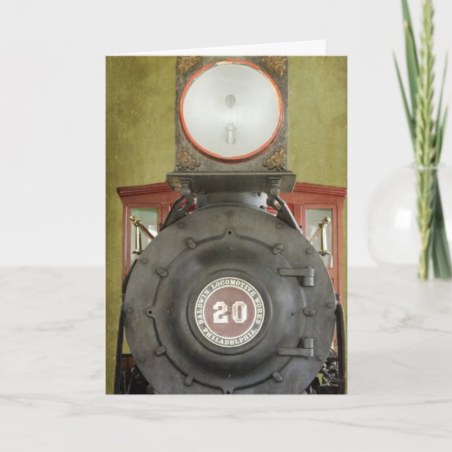 Cartão Aniversário da Locomotive Works (Frente)