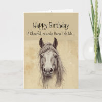 Aniversário da Personalidade dos Cavalos Islandese