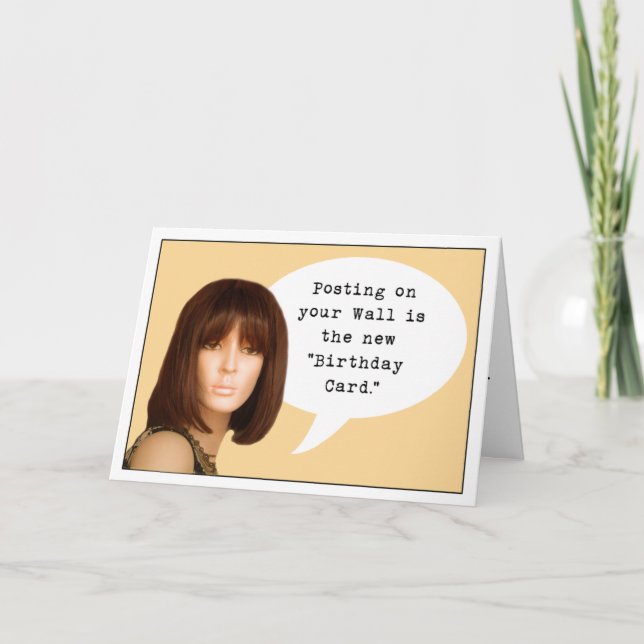 Cartão Aniversário das Redes Sociais (Frente)