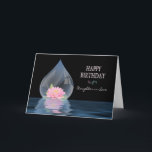 CARTÃO ANIVERSÁRIO - DAUGHTER-IN-LOVE - LOTUS EM<br><div class="desc">A FLOR DE LOTUS BONITA DENTRO DE A WATERDROP CONTRA O PRETO FAZ UM CARTÃO IMPRESSIONANTE PARA CARTÕES DE ANIVERSÁRIOS DISPONÍVEIS E O OUTRO IE DOS CARTÕES. OBRIGADO,  ETC.</div>