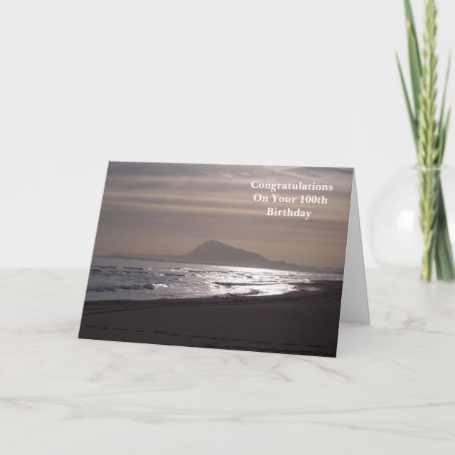 Cartão Aniversário de 100 anos (Frente)