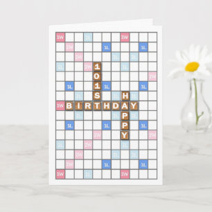 Cartão Aniversário de 101ruas, Conselho de Jogo do Word