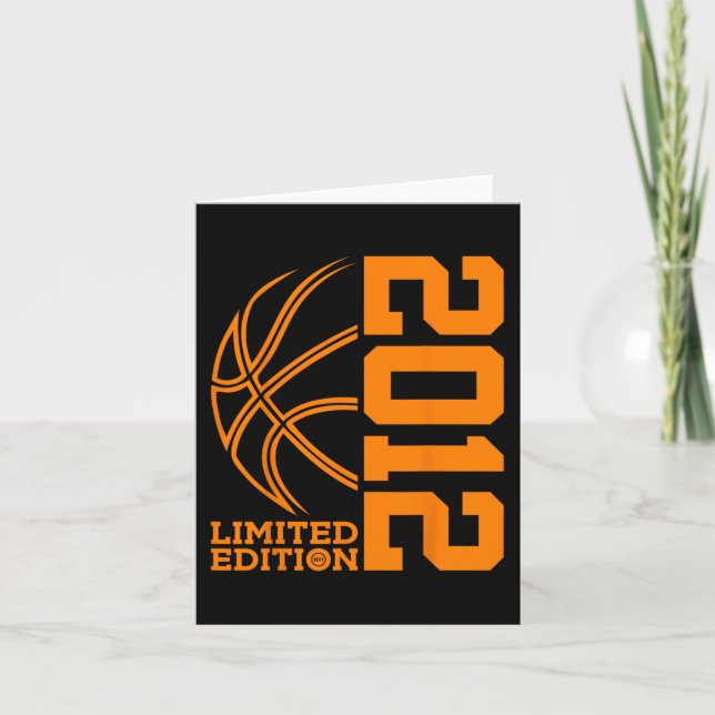 CARTÃO ANIVERSÁRIO DE 11 BASKETBALL EDIÇÃO LIMITADA DE 20 (Frente)