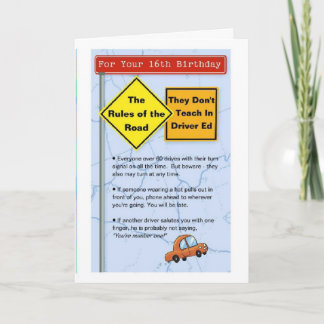 Cartão Aniversário de 16 anos