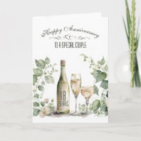 Aniversário de 18 anos de Casamento Vinho e Hera
