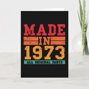 Cartão Aniversário de 1973