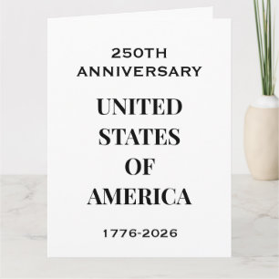 Cartão Aniversário de 250 anos 1776–2026 – Isqueiro Premi