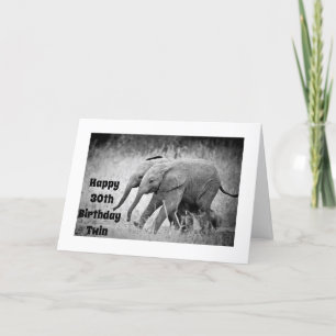 Cartão **aniversário de 30 anos** DESEJA MINHA ***Ficha T