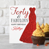 Aniversário de 40 anos 40 e fabuloso