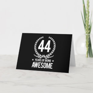 Cartão Aniversário De 44 (44 Anos De Incrível)