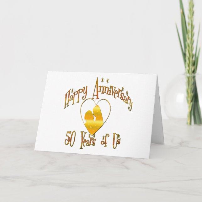 Cartão Aniversário de 50 anos (Frente)