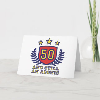 Cartão Aniversário de 50 anos