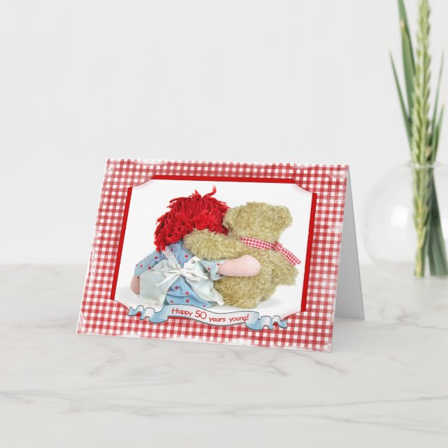Cartão Aniversário de 50 anos (Frente)
