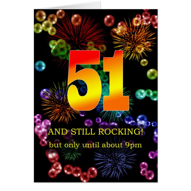 Cartão Aniversário De 51ruas Ainda Atropelando (Frente)