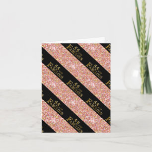 Cartão Aniversário de 55 anos