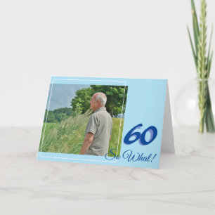 Cartão Aniversário de 60 anos Inspirador Divertido Adicio