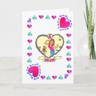 Cartão Aniversário de 6 - Ferro