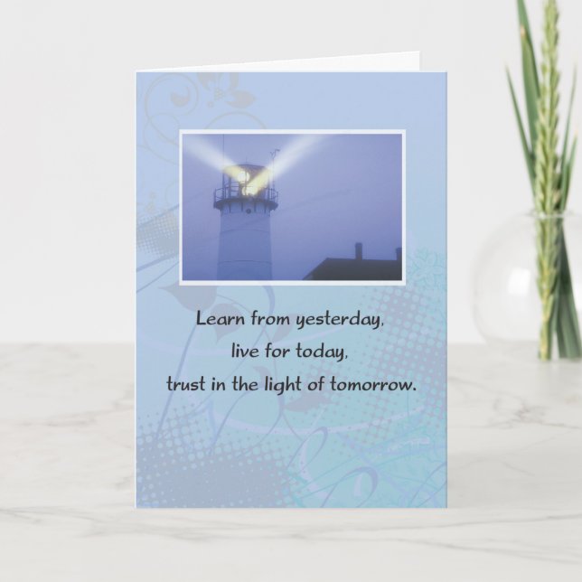 Cartão Aniversário de 6 meses para recuperação de Vícios  (Frente)