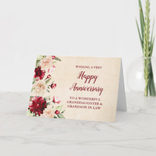 Cartão Aniversário de Casamento da Netas e do Genro