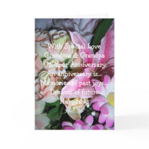Aniversário de Casamento de Avós Florais