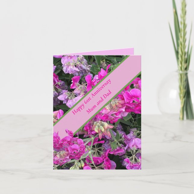 Cartão Aniversário de Casamento de ruas (Frente)