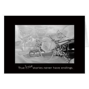 Cartão Aniversário de casamento do Amor